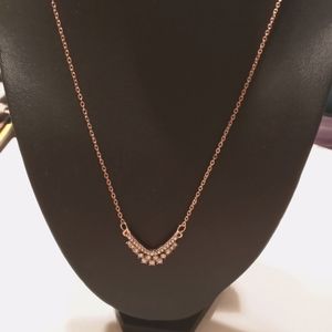 Short rosegold necklace